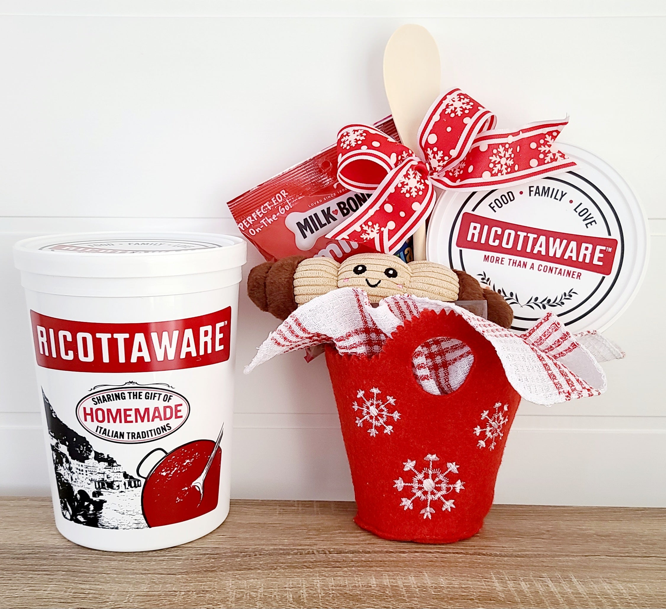 Signature Container Pet Gift Set -  Chocolate twist theme