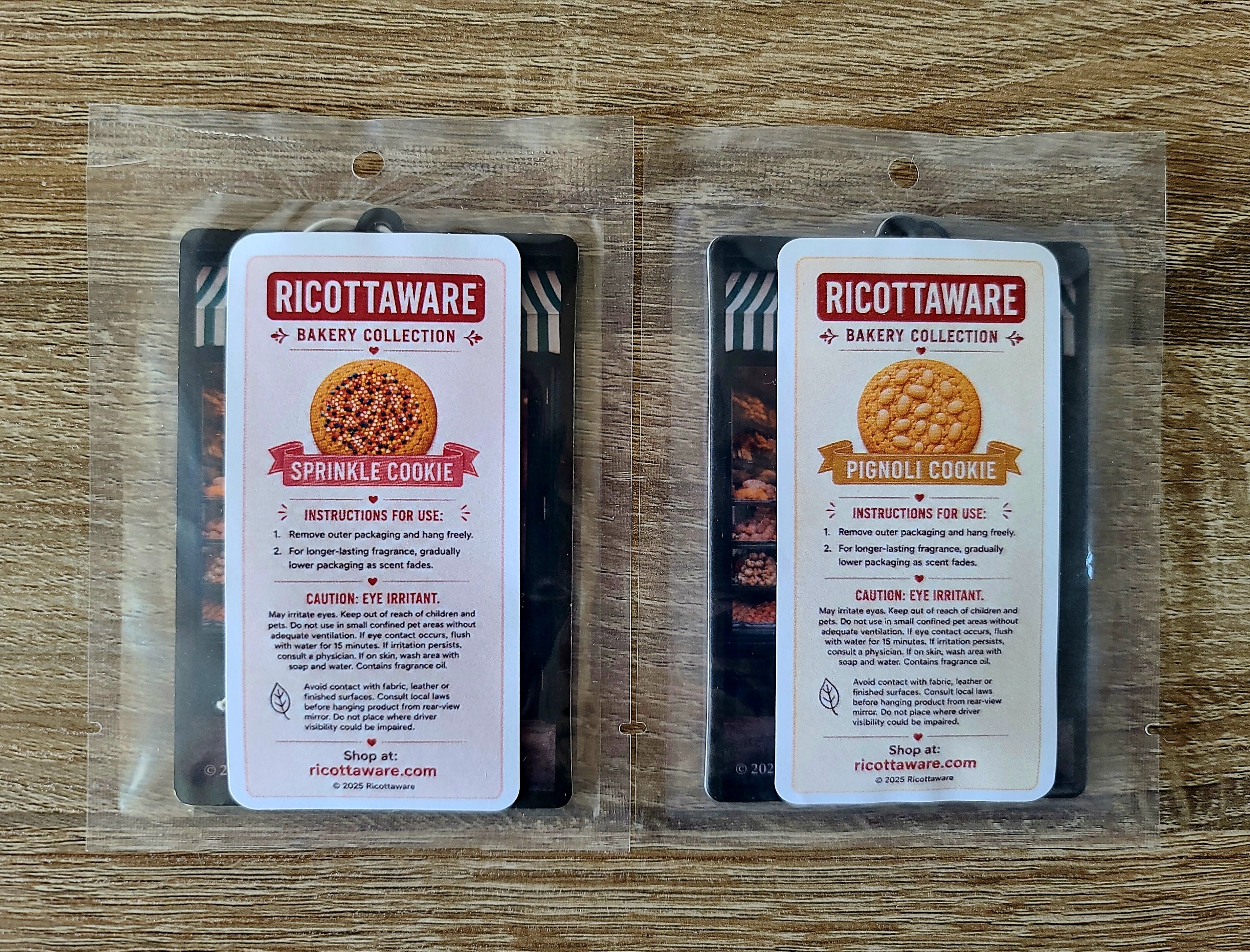 Bakery Scented Air Diffusers - Boxed Gift Set of 6