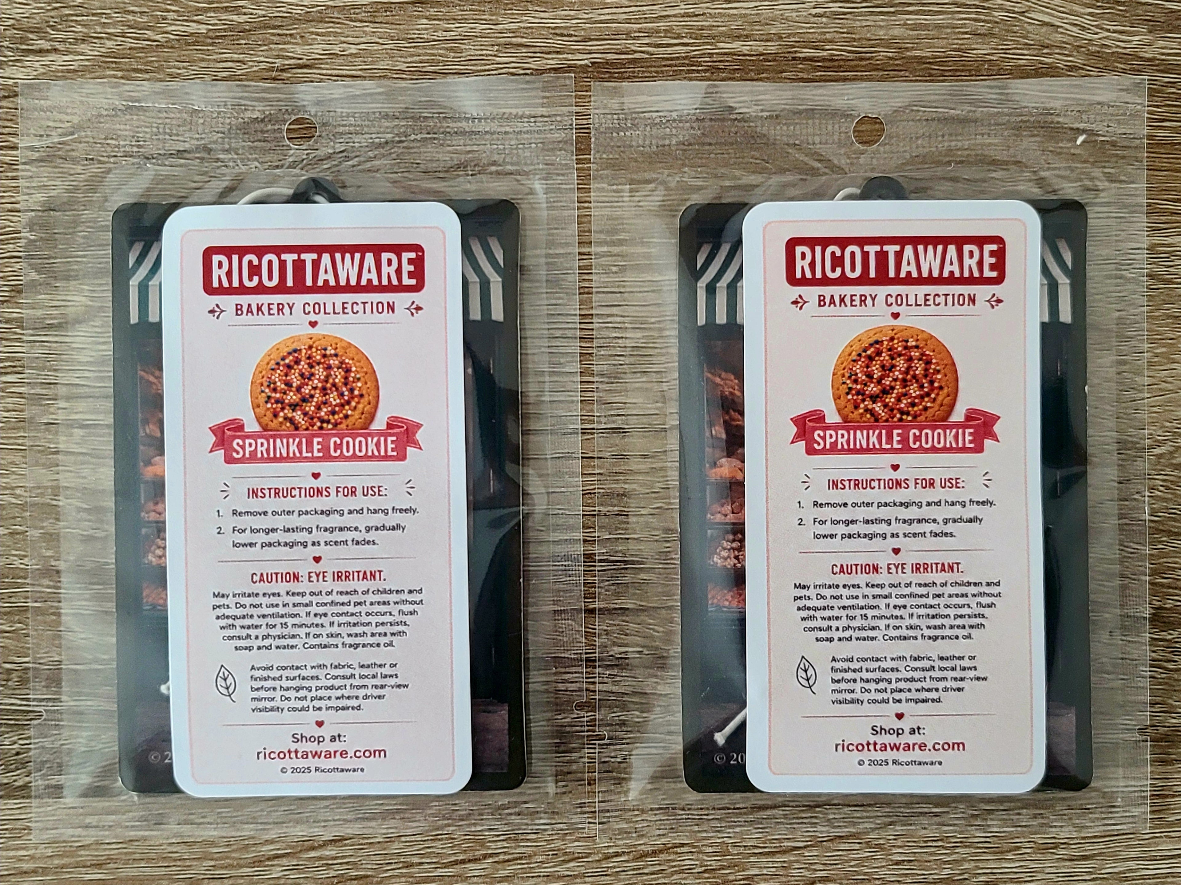 Bakery Scented Air Diffusers - 2 Pack Sprinkle Cookie