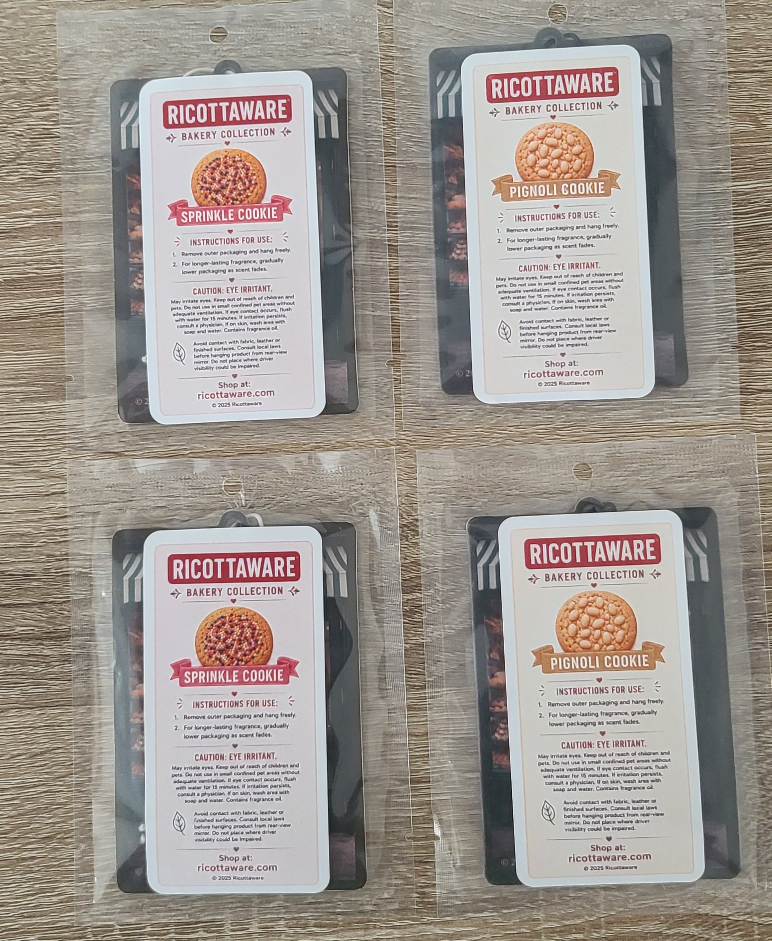 Bakery Scented Air Diffusers - 4 Pack Mixed