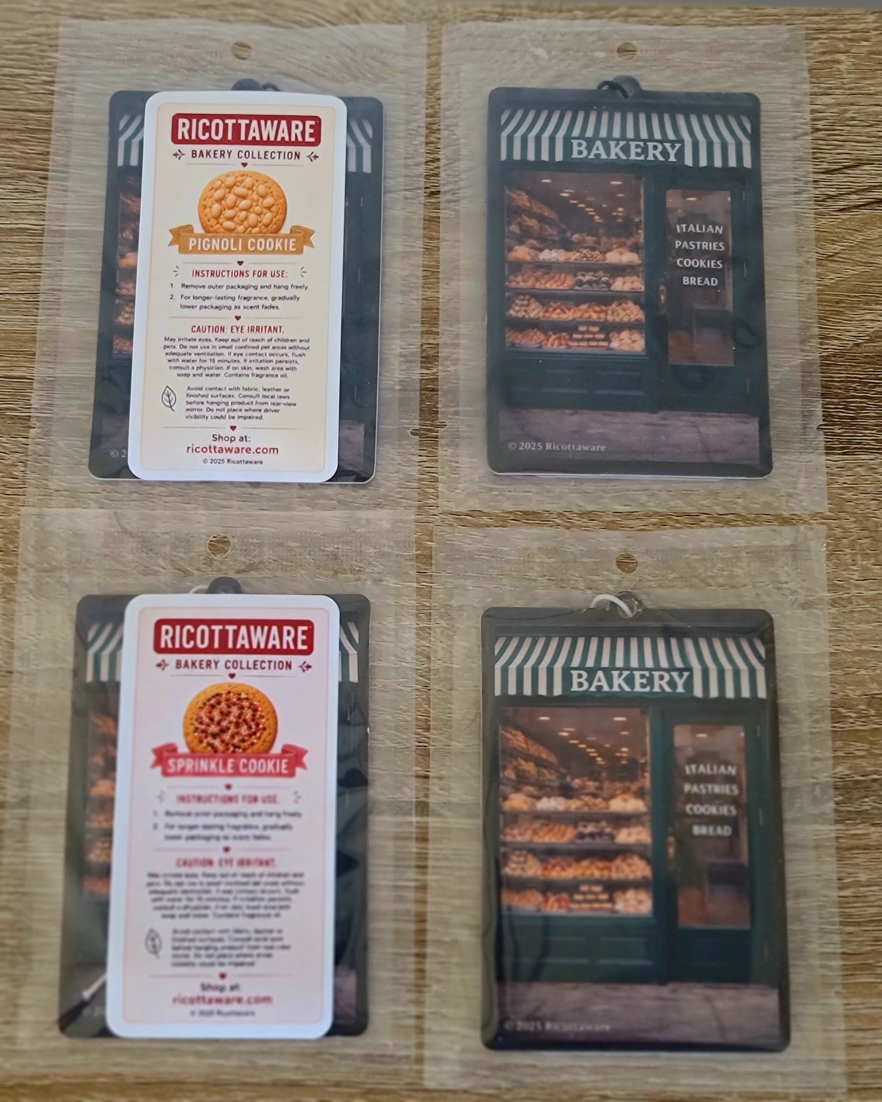 Bakery Scented Air Diffusers - 4 Pack Mixed