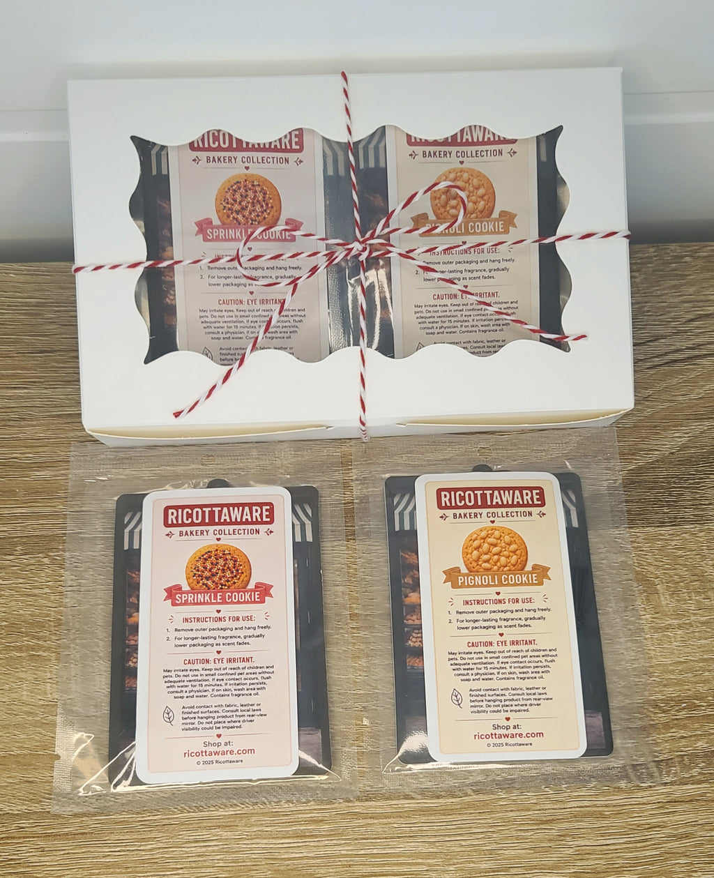Bakery Scented Air Diffusers - Boxed Gift Set of 6