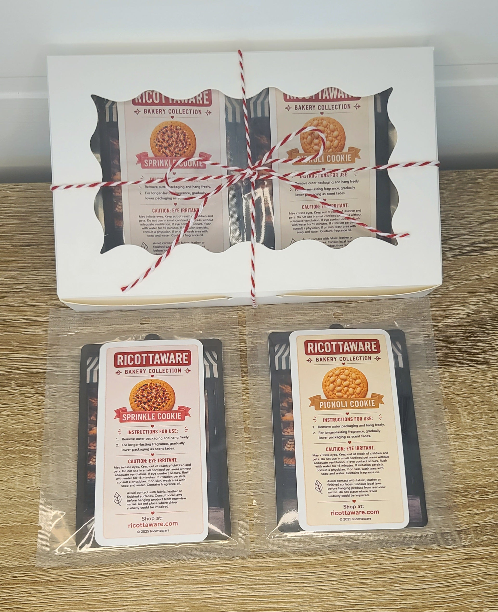 Bakery Scented Air Diffusers - Boxed Gift Set of 6